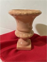 Peach 7.5" Pottery Vase