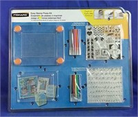 Easy stamp press kit,  new