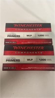 Winchester Large Pistol primers (1000 pcs x 2)