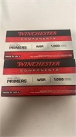 Winchester small rifle primers (1000pcs x 2)