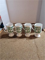 4 Irish Coffee Mugs