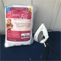 New Polyester Fiber Fill and Iron