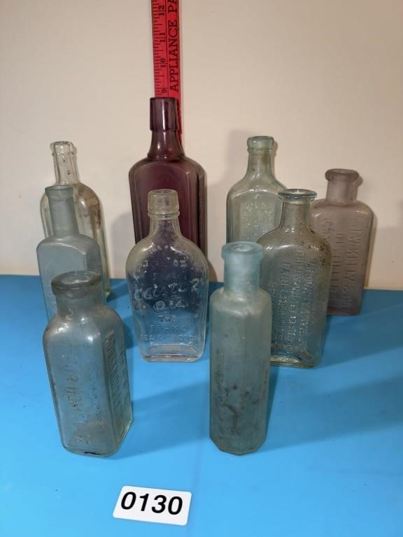 Antique/vintage medicine bottles. See pics