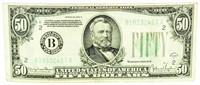 Series 1934 $50 Federal Reserve Note