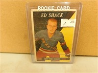1958 Topps Eddie Shack #30 Rookie Hockey Card