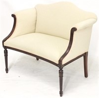 Vintage Sheraton petite settee