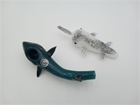 American Made Glass Pipes Shark Narwhal