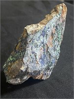 Raw Malachite and azurite combo  specimen