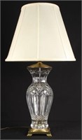 Large Waterford Crystal Lamp