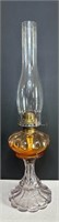 Clear Glass Oil Lamp