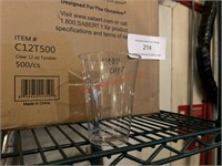 LOT - 12 OZ PLASTIC TUMBLERS