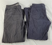 2 pair mens pants English laundry size 34x32
