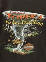 Vintage Harley Davidson Topeka Kansas T-shirt XL