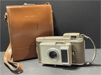 Polaroid Camera in Leather Case