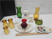 Vintage Glass Lot See Pictures