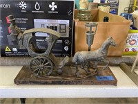 Horse Carriage Clock Lamp