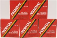 500 Count Of Federal Small Rifle Primers