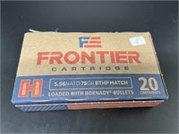 FRONTIER 5.56 NATO 20 ROUNDS