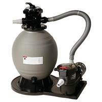 18-in Sand Filter System w/ 1 HP Pump for Pools