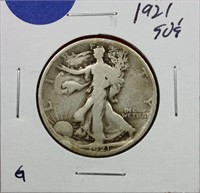 1921 Walking Liberty Half Dollar G