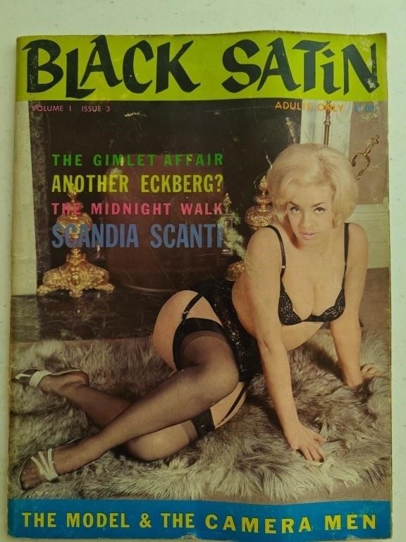 Black Satin Men's Magazine Febraury 1963