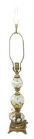 St. Clair / Joe Zimmerman Art Glass & Brass Lamp