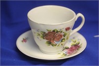 Unmarked Cup and Saucer