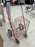 Wire Cart Basket  w/ Wheels