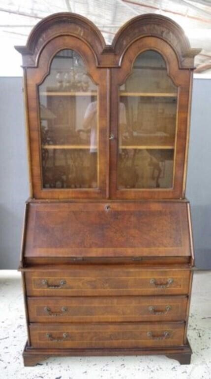 Georgian style bureau bookcase