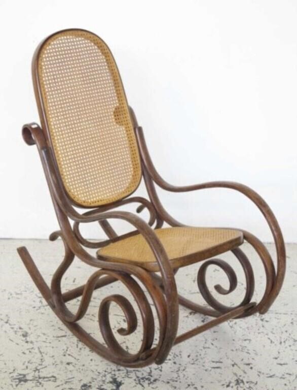 Bentwood rocking chair