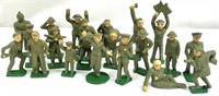 Vintage Cast Metal Soldier Figures