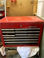 Craftsman Tool Box With Tools.  16X26X19 In Tall.
