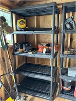 5 Shelf Tool Rack, No Contents, 6' Tall