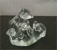 Box-Clear Reflecting Glass Playful Bear & Cub