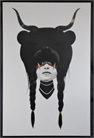 Ruben Ireland Bear Warrior Art Block Large Print