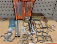 Clamps & Files Lot