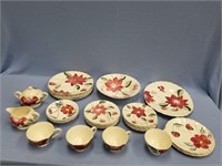 Assorted hand painted dishes              (g 223)