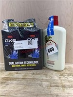 Axe bodywash 2 pack & old spice bodywash