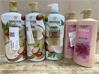 Pantene shampoo & conditioner & caress shampoo &
