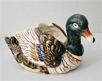 Occupied Japan Ceramic Duck Planter
