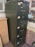 Metal 5-Drawer Legal Size File Cabinet