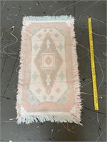 Vintage Pastel Tribal Pattern Rug