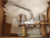 (2) NEW KOHLER BATHROOM FAUCETS & WOODEN