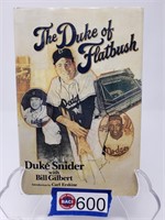 BOOK - "THE DUKE OF FLATBUSH", DUKE SNIDER W/