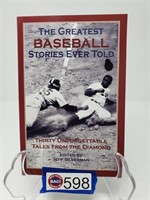 BOOK - "THE GREATEST BASEBALL STORIES EVER TOLD"