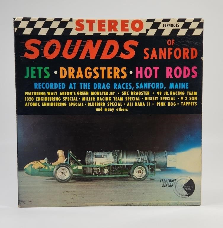 SOUNDS OF SANFORD HOT ROD LP RECORD ALBUM