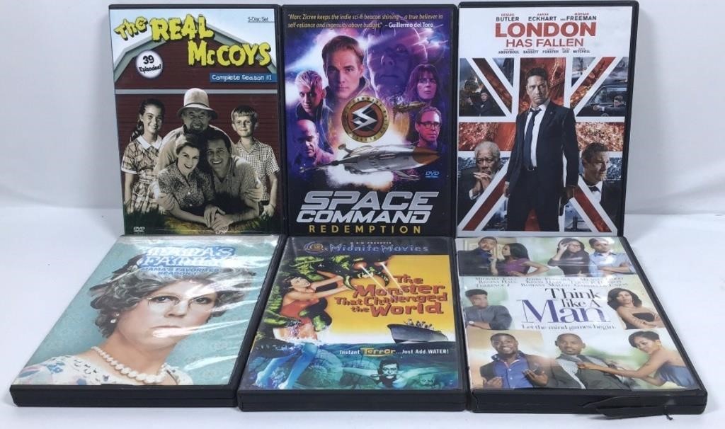 New Damaged Box Lot of 6 DVD’s