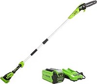 Greenworks 40v 8-inch Cordless Polesaw, 2.0ah