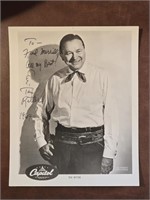 A Framed Tex Ritter (Signed) Photography Print