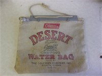 13.5" Wide Coleman Canvas Water Bag Untested